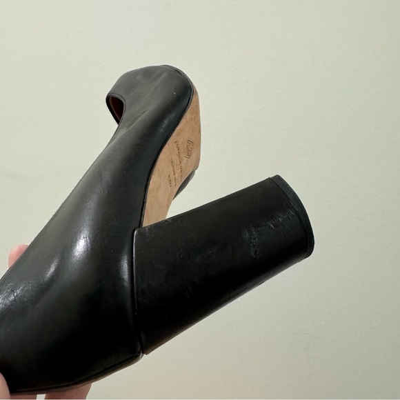 Antonio Melani Holly Black Leather Block Pump Heel 8.5 - Picture 8 of 10
